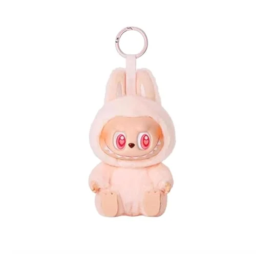 Plush Doll Pendant for Keys, Monster Home Decoration Collection Keychains, Doll Hanging Backpack Hanging Pendant Gifts (Light Pink)