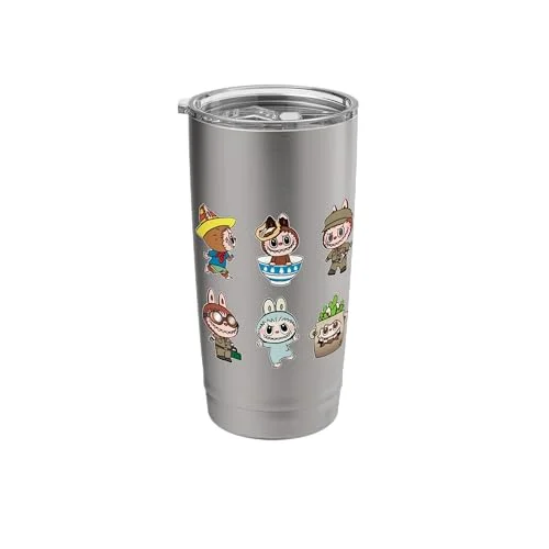 Labubu 恋人 可爱 有趣 Labubu The Monsters 女士 不锈钢 保温 杯