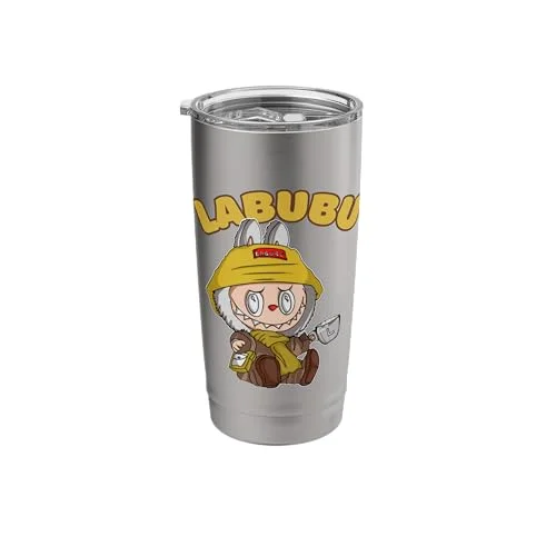 Labubu Lover Cute Labubu The Monsters Navideño Vaso Aislado de Acero Inoxidable para Mujer