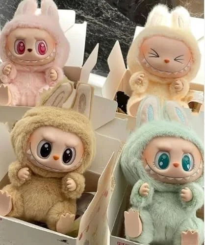 GAGABEN Labubu Plush Keychain - Adorable Collectible