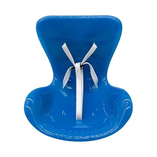 Labubu Car Seat with Soft Furry Cushion Safety Seat for 10-17cm Dolls Miniature Vehicle Seat Car Ornament Sofa Decoration for Fans and Doll Collectors (B-Blue)