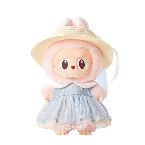HQDZSZ Labubu Keychain – Spring Wild, Merlion, Milan, Pumpkin, Sweetheart & Angel Editions – Adorable Plush Pendant for Bags (Sweetheart plus)