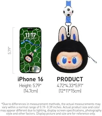 POP MART THE Monsters × FIFA Series - Catch the Win LABUBU Doll + Lanyard - Image 6
