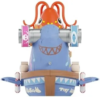 POP MART THE Monsters Chasing Mermaids Series Blocks-The Tiny Hammerhead, Labubu Building Toy Set, Interactive Building Toy for Kids, Boys and Girls - Image 4
