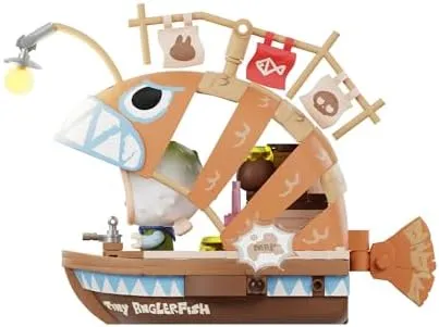 POP MART THE Monsters Chasing Mermaids Series Blocks-The Tiny Anglerfish, Labubu Building Toy Set, Interactive Building Toy for Kids, Boys and Girls - Image 4