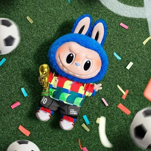 POP MART THE Monsters × FIFA Series - Catch the Win Vinyl Plush Doll, Big Labubu with FIFA World Cup 2026, Gift for Soccer Fans, Teenagers, Adults, Collectibles World Cup Labubu, 14.96 inches Height - Image 4