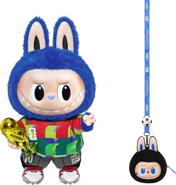 POP MART THE Monsters × FIFA Series - Catch the Win LABUBU Doll + Lanyard - Image 8