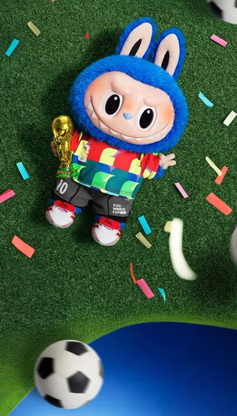 POP MART THE Monsters × FIFA Series — Catch the Win LABUBU Vinyl Plush Figure (Doll Only) - Image 7