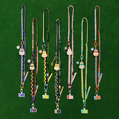 POP MART THE MONSTERS × FIFA SERIES-Long Lanyard Blind Box, LABUBU FIFA World Cup 2026 Merchandise, Phone Charms, Cute Lanyard for Soccer Field, Single Box - Image 7