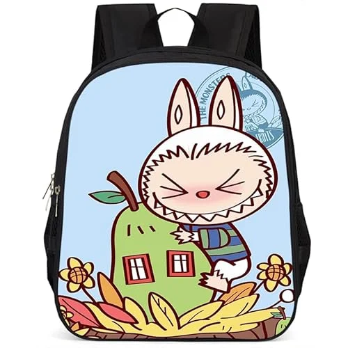 Bolso Labubu Mochila Casual Dibujos Animados Mochila Casual Divertida Mochila Escolar Personalizada Mochila Pequeña 15 Pulgadas