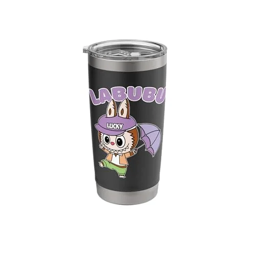 Labubu With Hat Lover Cute Labubu The Monsters Christmas Stainless Steel Insulated Tumbler