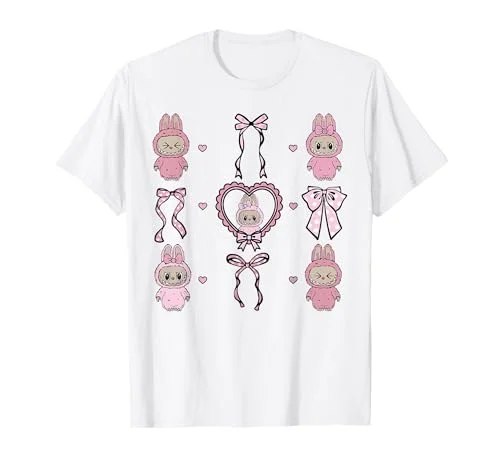 Funny Labubu Cute Labubu The Monsters Meme Coquette T-Shirt