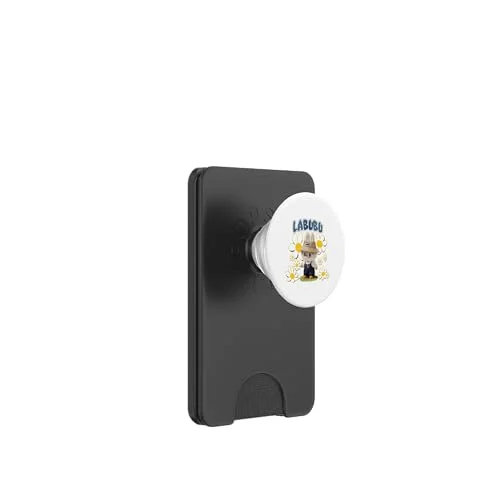 Funny Labubu Lover Cute Labubu Flowers PopSockets PopWallet for MagSafe
