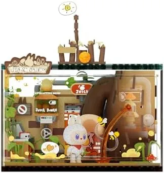 POP MART THE Monsters Forest Secret Base Series Blocks - Juice Maker, Labubu Building Toy Set, Interactive Building Toy for Kids, Boys, and Girls - Image 2