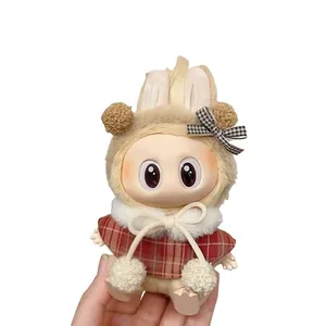 Labubu Clothes,Labubu Accessories ，for 17cm Labubu Doll Clothes，Labubu Clothes for Doll ，Doll DIY Set,Elegant Shawl + Headdress (no Dolls