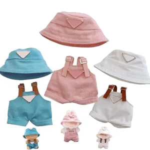 Labubu Doll Clothes Set ( no Doll ) , Hat & Overalls Set for 17cm Labubu Accessories Suit, Labubu Clothes Set, Cute & Stylish Clothes for Dress up Unique Style (Multicolour)
