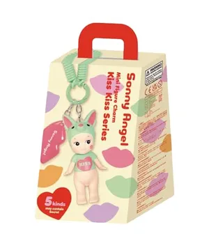 Sonny Angel Kiss Kiss Keychain Charm Series (1) Assorted Sealed Blind Box Original Mini Figure, Limited Edition