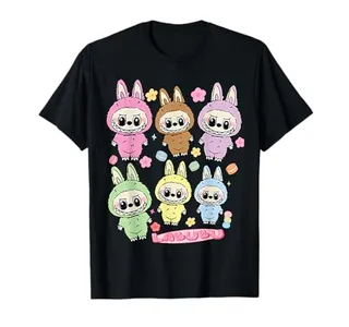 Funny Labubu Lover Cute Labubu The Monsters Women T-Shirt