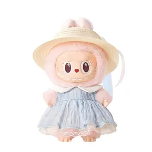 HQDZSZ Labubu Keychain – Spring Wild, Merlion, Milan, Pumpkin, Sweetheart & Angel Editions – Adorable Plush Pendant for Bags (Sweetheart plus)