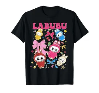 Coquette Bow Labubu The Monsters Labubu Lover Men Women Kid T-Shirt