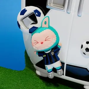 POP MART THE MONSTERS × FIFA SERIES - Bottle Opener Fridge Magnet Blind Box, Cute LABUBU Home Decor, FIFA World Cup 2026 Merchandise, Gift for Housewarming Party Soccer Fans, Single Box - 5