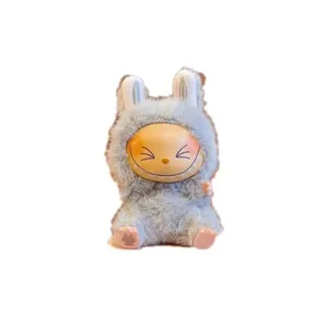XUYAOYGY labubu Soft Plush Keychain & Mini Stuffed Monster Charm for Bags, Keys, Car Decor Cute Durable Giftable Accessory for Women, Girls, Holiday Birthday Gift Idea（HEHE Style