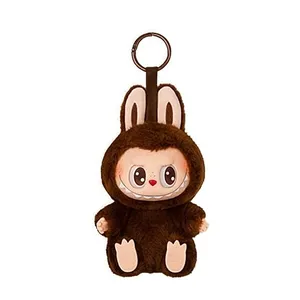 TwelveCheng Labubu Keychain - Modern Home Decor Plush Keychain - Cute & Adorable Collectible Pendant for Bag (1-A)