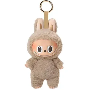 GPWDIEJB La-Bubu Keychain Modern Home Decoration Keychains, Collection Keychain, Bags Backpacks Key Pendants Accessories Birthday Gift (Khaki)